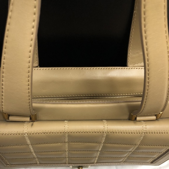 NEW JIMMY CHOO Catherine Satchel Box Bag Calfskin - Picture 5 of 8